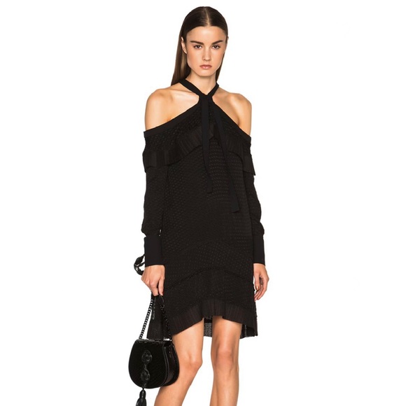 Proenza Schouler Dresses & Skirts - NEW PROENZA SCHOULER REVOLVE BLACK TEXTURED MINI DRESS